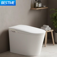 WC monobloc intelligent à poser au sol, certifié CUPC, avec siège chauffant et autonettoyant, pour salle de bain