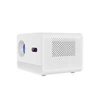 Projecteur intelligent à mise au point automatique 180 ANSI 720P natif avec correction automatique de la distorsion trapézoïdale, projecteur LED pour home cinéma prenant en charge le décodage 4K