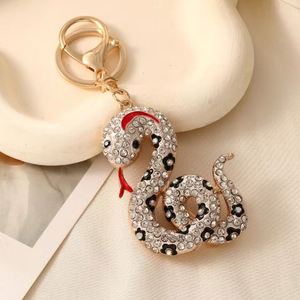 2025 New Snake Metal Keychain 3D Snake Animal Keychain <b>Bag</b> Pendant Metal Keychain Suitable for 2025 New Year <b>Gift</b> - Product Image 4