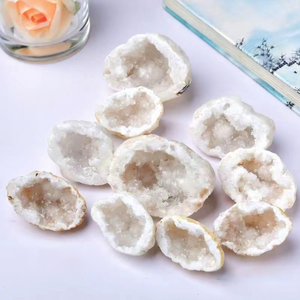 Pierre brute en gros, Agate marocaine naturelle, spécimen minéral blanc, pierre d'aromathérapie, décoration - Product Image 1
