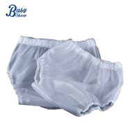 Inkontinenz-Höschen mit Verstellbarem Bund TPU Matt/Transparent Auslaufsicher Wasserdicht Wiederverwendbare Plastik-Erwachsenenwindel-Überhose