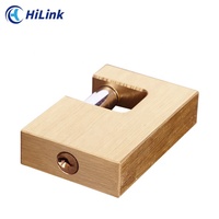 Cadenas rectangulaire en cuivre HiLink longueur 70mm avec serrures en laiton Candado de sécurité de type Rectangle résistant à la rouille