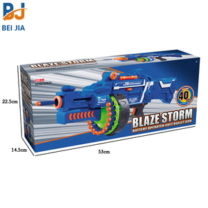 B/O Electronic Kids para pistola de juguete, juego de disparos, pistola de balas blandas Blaze <span class=keywords><strong>Storm</strong></span> con 40 balas de plástico de espuma EVA - Product Image 6