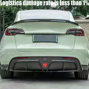 Alerón Trasero para Tesla Model Y, Material de Fibra de Carbono, Alerón para Maletero, Accesorios de Estilo para Automóvil, 2020 2021 2022 - Product Image 2