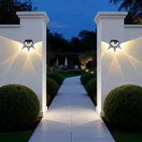 Projecteur mural solaire LED étanche IP65, nouveau modèle, 3 modes, éclairage de sécurité extérieur pour jardin, détecteur de mouvement, applique murale