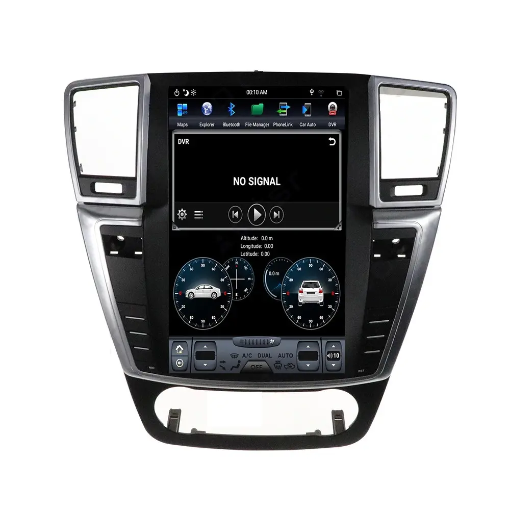 12.1inch Android Tesla Style 64G PX6 Car Radio GPS Navigation For MERCEDES-BENZ ML 2012 GL 2013