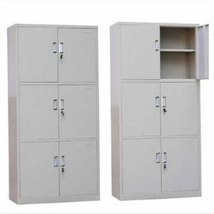 Armoire métallique multi-portes personnalisée, <span class=keywords><strong>casier</strong></span> métallique moderne, <span class=keywords><strong>casier</strong></span> de rangement pour dortoir d'employés, serrure à clé - Product Image 1
