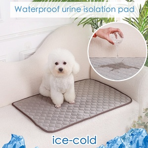 Perrera lavable portátil, cama para dormir para cachorros, almohadilla antideslizante para cajas de verano, alfombrilla de refrigeración para mascotas para perros grandes - Product Image 3