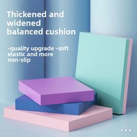 Coussin d'équilibre Support plat Protection du coude Yoga Fitness doux anti-dérapant éponge tapis en mousse rééducation entraînement pont de la hanche