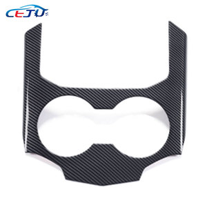 ABS Carbon Look Car Interior Kit Central Control Cup Holder Panel Cover Sticker pour Toyota <span class=keywords><strong>Land</strong></span> <span class=keywords><strong>Cruiser</strong></span> LC300 GR Sport 2022-2025 - Product Image 2