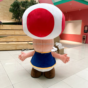 Costume gonflable de <span class=keywords><strong>champignon</strong></span> de dessin animé mascotte d'animal amusant et mignon fabriqué en usine pour adulte - Product Image 2