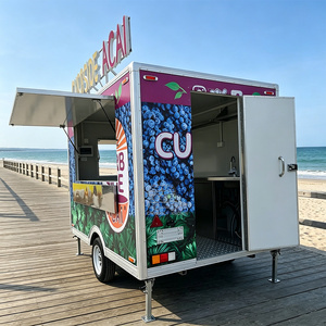 Remolque de Comida Móvil para Negocios, Camión de Café, Carrito de Hot Dogs, Kiosco de Jugos, Puesto de Comida Callejero - Product Image 3