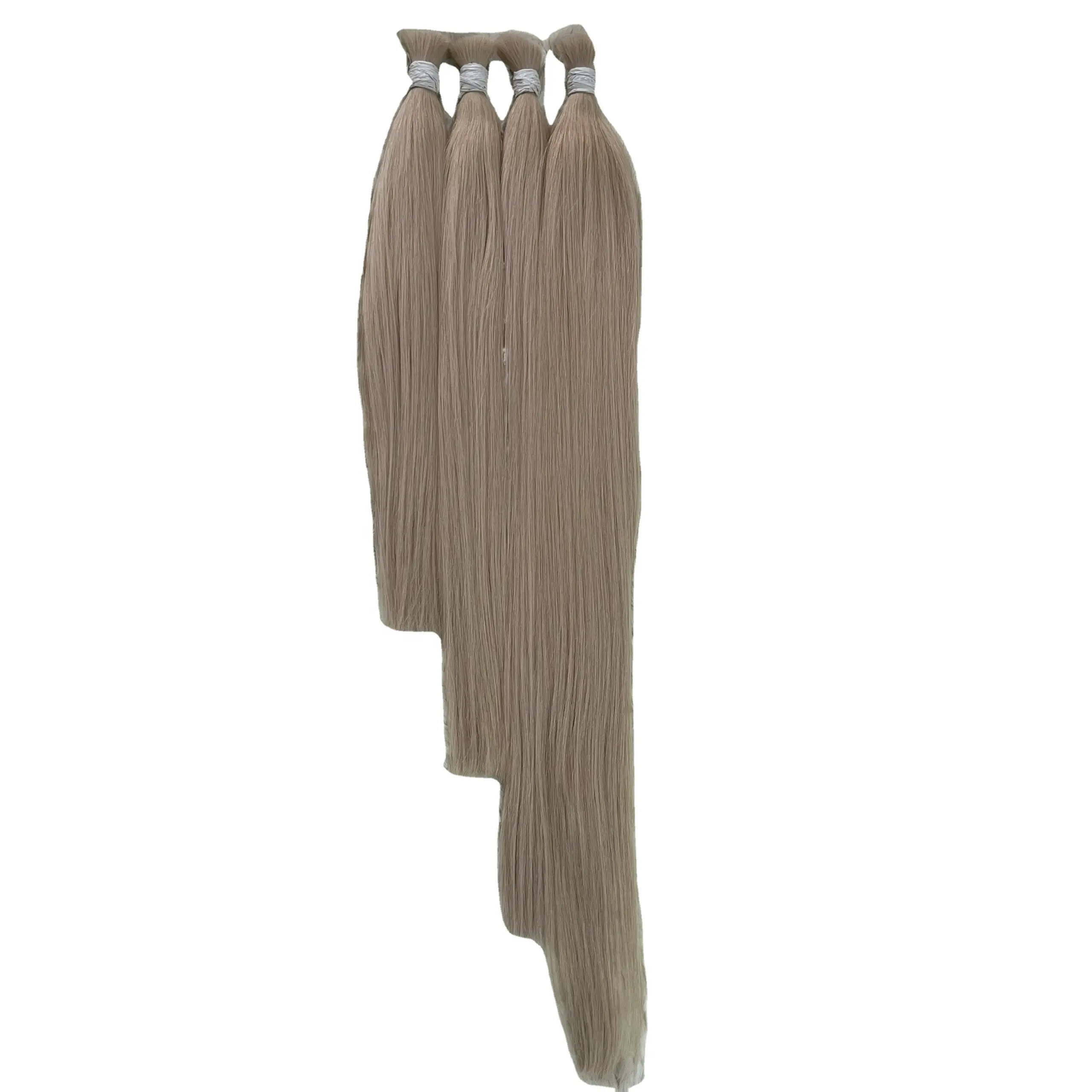 Verlängerung Bestes Express-Einzelspender-Bündel Großhandel farbiges Haar Seide und weiches natürliches vietnamesisches Haar knochengerades Haar Großhandel