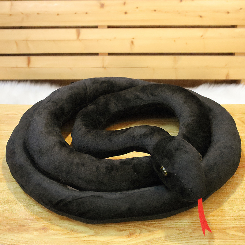 Serpente nero simulato