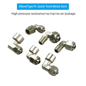 ปลั๊ก <span class=keywords><strong>PL</strong></span> กระชับอย่างรวดเร็วตัวเชื่อมต่ออะแดปเตอร์ด้ายหญิง/ชายข้อศอกอะแดปเตอร์หมุนได้ตัวเชื่อมต่อข้อต่อลม - Product Image 4