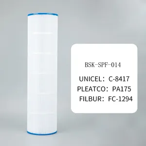 Высококачественный экологически чистый фильтр для бассейна с C-8417 песком Unicel, оптовая продажа, фильтр для воды для бассейна
