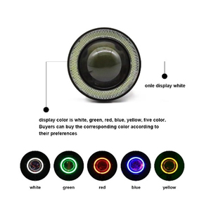 Halo Angel Eyes 64Mm 76Mm 89Mm Chạy Ban Ngày Ánh Sáng <span class=keywords><strong>DRL</strong></span> 12V <span class=keywords><strong>LED</strong></span> <span class=keywords><strong>COB</strong></span> Chip Sương Mù Ánh Sáng - Product Image 2
