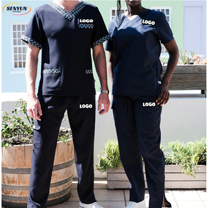 ชุดกำไลข้อเท้าขัดผมสำหรับผู้หญิงเครื่องแบบแพทย์พ<span class=keywords><strong>ย</strong></span>าบาลชุดเครื่องแบบโรงพยาบาลดีไซน์ผ้าขี้ผึ้งแอฟริ<span class=keywords><strong>ก</strong></span>า - Product Image 1