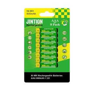 JINTION NiMh <strong>AA</strong> 600mAh 1.2V <strong>Rechargeable</strong> <strong>Battery</strong> <strong>AA</strong> <strong>Rechargeable</strong> <strong>Batteries</strong> for Solar Lights Alarm Clock Remote Control Toys - Product Image 6