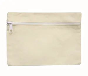 Reusable cotton makeup pouch bag mini canvas bag