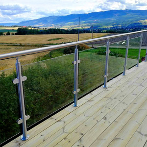 Barandilla de Escalera Moderna en Ángulo, <span class=keywords><strong>Varilla</strong></span> de Metal de Acero Inoxidable 304, Manijas de Escalera Montadas en el Piso de PVC, Color Personalizable, Garantía de 5 Años - Product Image 5