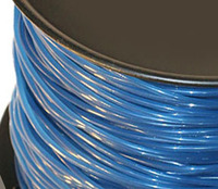 Fil de coupe en nylon bleu rond de 4 mm, bobine de 3 lb, haute résistance, compatible avec la plupart des machines pour l'entretien des pelouses et des jardins