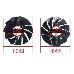 Ventilateur de refroidissement de carte graphique Zotac GeForce RTX 3060 Twin Edge OC RTX 3060 Ti de remplacement, 2 pièces 89MM CF9010S12H 4 broches ventilateur de refroidissement GPU - Product Image 2