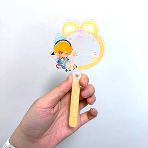 Bâton <span class=keywords><strong>de</strong></span> check-in en acrylique KPOP Kawaii, bâton <span class=keywords><strong>de</strong></span> check-in personnalisé pour les lieux célèbres et les plats délicieux, logo personnalisé - Product Image 3