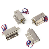 DC 12V Mini serrure à boulon électrique électromagnétique porte de commande petite serrure d'armoire