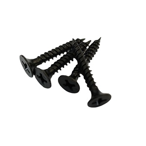 Vis à cloison sèche de qualité taïwanaise pour <span class=keywords><strong>bois</strong></span>, vis noires, fabricant Tornillo De Madera - Product Image 4