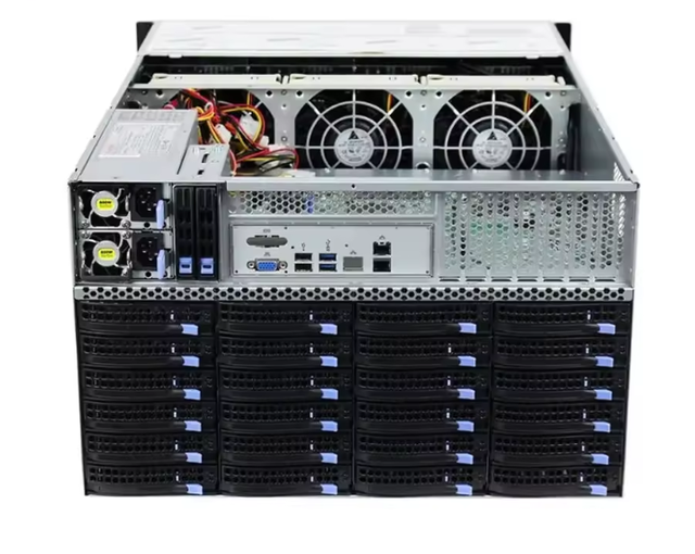 Super Huge 6U 48-Bay NAS File Storage Server Chassis 12Gb/s Hot Swap Case with Fan Plastic ATX Form Factor in Stock