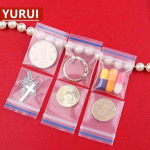 YURUI fábrica de plástico ecológico personalizado LDPE cremallera Zip Lock sello pequeño Ziplock bolsa transparente 1,5 "x 1,5" 1515 Apple Mini Baggies - Product Image 3