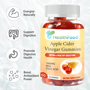 Wholesale Apple Cider Vinegar Gummies with Apple Cider Vinegar Promote Digestive Health Boost Antioxidant Power Gummies - Product Image 3