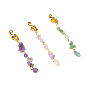 Jiffyhair Dreads Decoraciones Fairy Dust Hair Proveedor <span class=keywords><strong>de</strong></span> belleza Locs Accesorios <span class=keywords><strong>de</strong></span> extensión Cadena <span class=keywords><strong>de</strong></span> cristal - Product Image 2