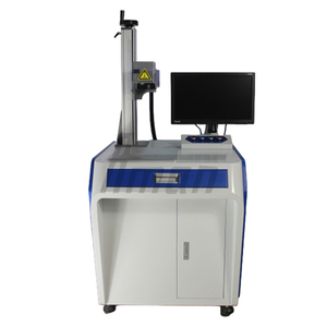 Machine de marquage laser à fibre 100W, refroidissement par air, zone de marquage 300x300mm, CNC autonome avec logiciel EzCad pour métal et acrylique - Product Image 1