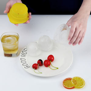 Moldes de silicona para hielo con rejillas circulares, fáciles de desmoldar, ideales para bebidas heladas de verano en el hogar. - Product Image 2