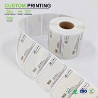 Étiquette autocollante semi-personnalisée brillante, étiquette d'identification imperméable pour composants automobiles, authentique et résistante