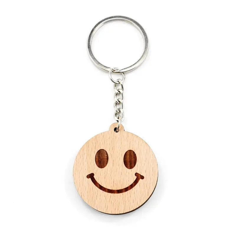 Tas wanita gantungan kunci jimat liontin kunci mobil untuk tas dompet tas tangan dekorasi gantungan kunci ekspresi senyum