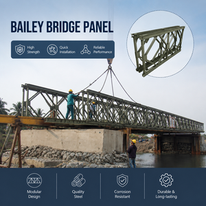 Preventa de Paneles de <span class=keywords><strong>Puente</strong></span> Bailey con Garantía de por Vida, Diseño <span class=keywords><strong>CAD</strong></span> de Ingeniería, Estructura de Acero Modular Prefabricada y Galvanizada - Product Image 6