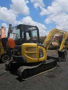 Komatsu รถตักตีนตะขาบขนาดเล็ก PC55มือสองสภาพการทำงานที่ดีส่วนประกอบหลักมอเตอร์ปั๊มเครื่องยนต์น้ำหนัก5160กก. - Product Image 4