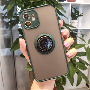 Funda de teléfono móvil de Tpu para <span class=keywords><strong>huawei</strong></span> p50pro p40, funda protectora de anillo magnético mate - Product Image 4