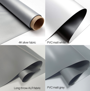 Pantalla de Proyección Eléctrica de PVC Blanco Mate de 92 Pulgadas, Formato 16:9, Extraíble para Todos los Proyectores Domésticos, Diseño de Elevación desde el Suelo - Product Image 3