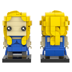 MOC7584-7585 tête carrée brique Daenerys <span class=keywords><strong>Targaryen</strong></span> John Snow TV film personnage en plastique assembler des blocs de construction carrés enfants jouets - Product Image 5