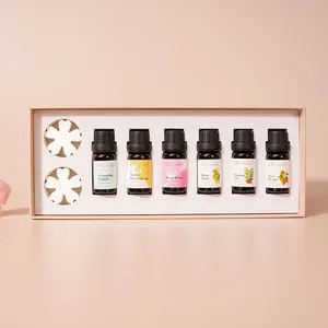 Hot Sale Organic Mix Aromatherapy Essential Oils, Home Essential Oil 6 pcs Set