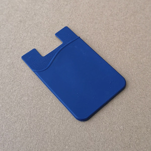 Vente en gros et logo personnalisé imprimé adhésif silicone étui portefeuille pour téléphone portable téléphone portable silicone portefeuille intelligent - Product Image 4