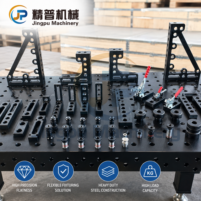China Cast Iron D28 Welding Positioner Table 3D Welding Table With Welding Jigs Accessories