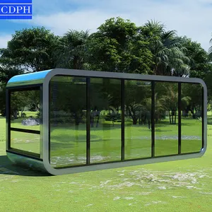 Kính Mới Di Động Nhà Sẵn Sàng Di Động Văn Phòng Modular Nhà Hàng Tòa Nhà Pop up Lều Nhà Sống Pod Cho Bán