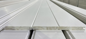 Wainscoting Panels Interior White Primed Wall Molding Tongue and Groove Pine Wood T&G for <b>Ceiling</b> - Product Image 3