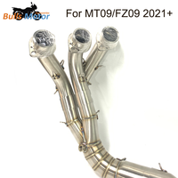 Knalpot untuk Yamaha MT09 FZ09 pipa Header 2021 + MT 09 pipa knalpot baja tahan karat FZ 09 Manifold
