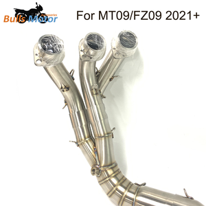 Escape para Yamaha MT09 FZ09 Header Pipe <span class=keywords><strong>2021</strong></span> + MT <span class=keywords><strong>09</strong></span> Tubo de escape Acero inoxidable <span class=keywords><strong>FZ</strong></span> <span class=keywords><strong>09</strong></span> Colector - Product Image 3
